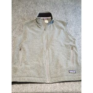 Patagonia Mens Synchilla Fleece Vest Grey Full Zip 25185 SP15 L